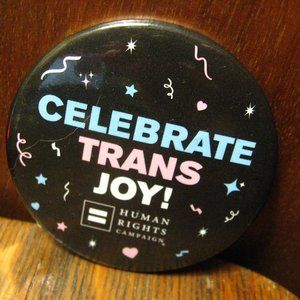 HRC Celebrate Trans Joy! Lapel Pin